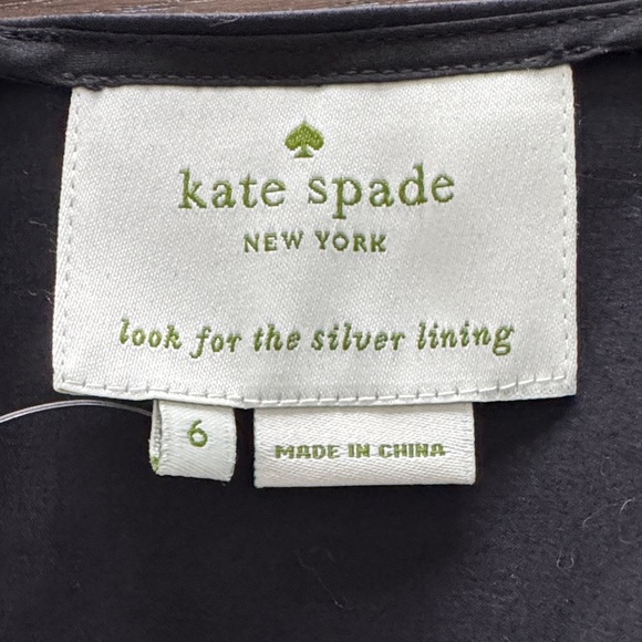Kate Spade Boatneck Fit & Flare Black & White Rio de Janeiro Midi Dress NWT sz 6 - Picture 10 of 11